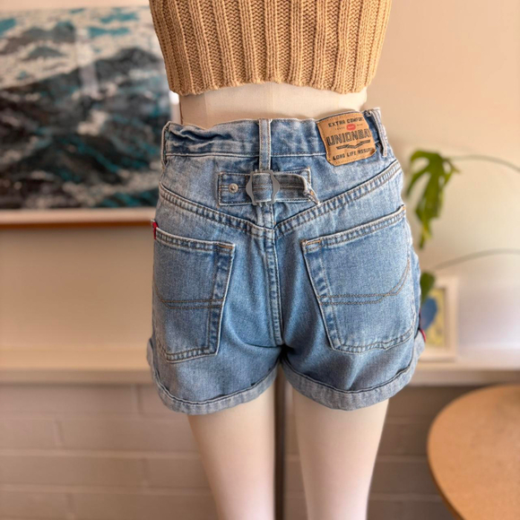 vintage high rise denim shorts - Picture 5 of 7